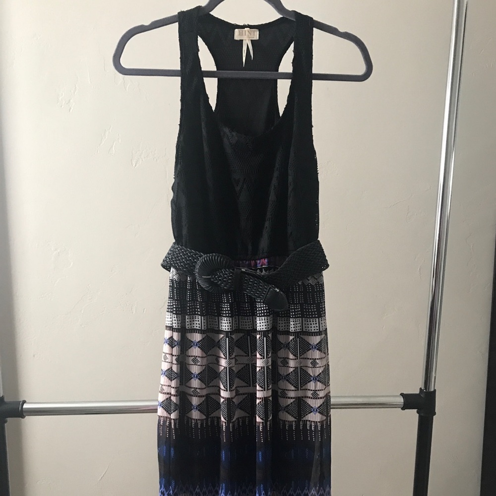 Black Aztec Maxi Dress